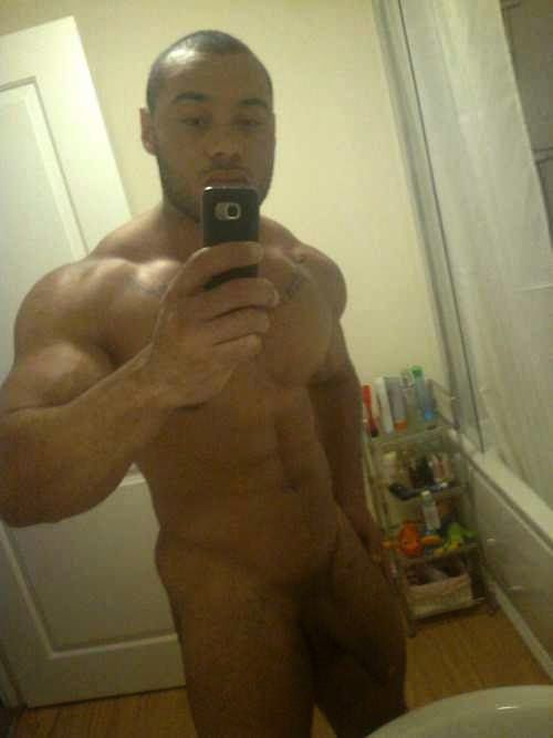 Burly Latino With Thick Uncut Dick A Naked Guy