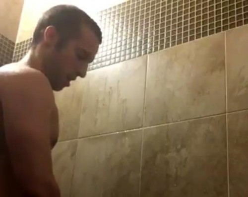Jack off in the shower