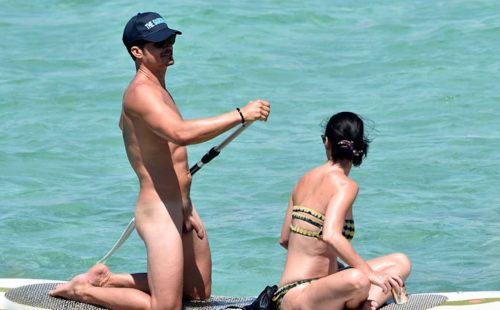 Orlando Bloom Nude on a Paddleboard 2